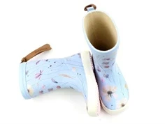 Bisgaard gummistøvle lavendel med blomster